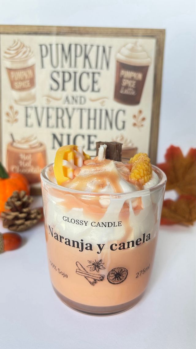 Vela gourmet Manzana-Canela y Naranja-canela