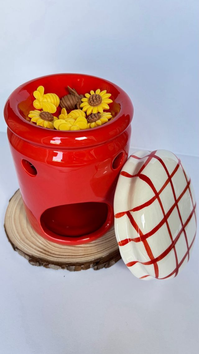 Quemador Wax Melts Tarro Mermelada Fresa
