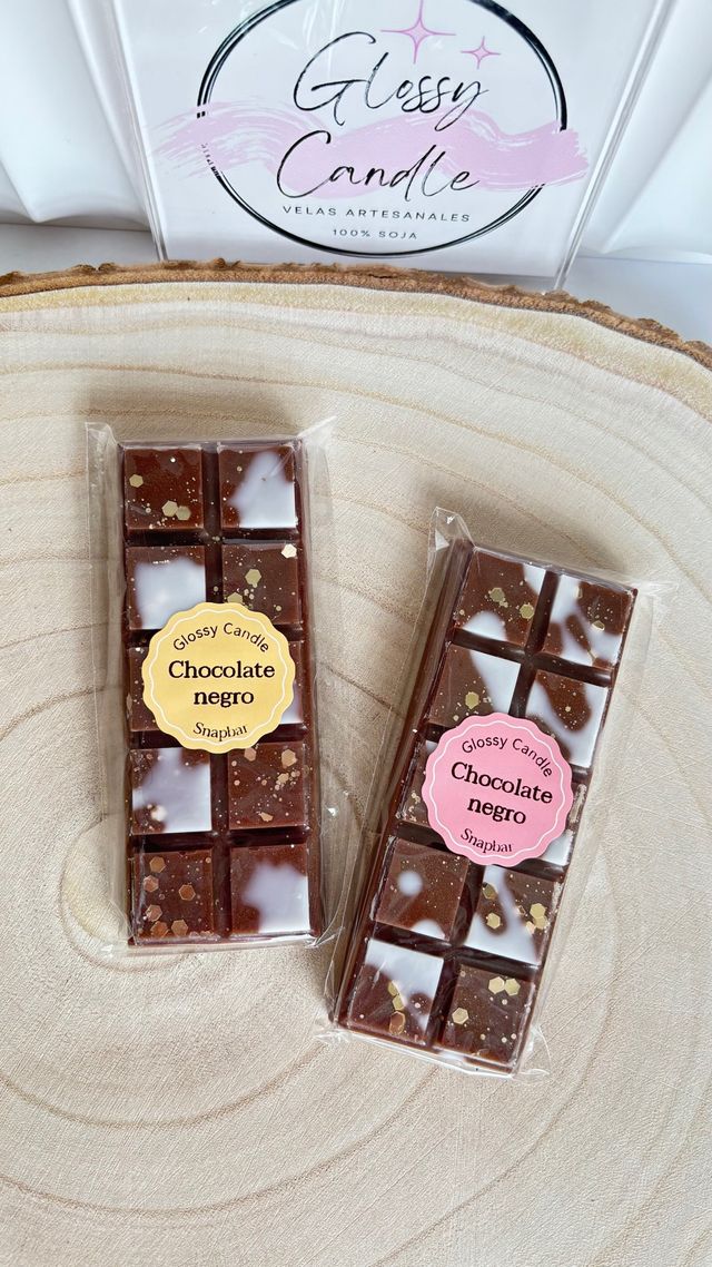 Wax Melt Snapbar Chocolate Negro (45g)