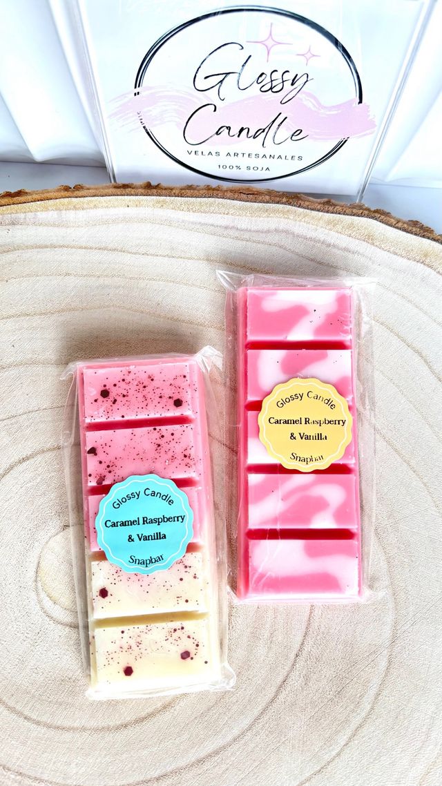 Wax melt Caramel Raspberry & Vanilla Snapbar (45g)