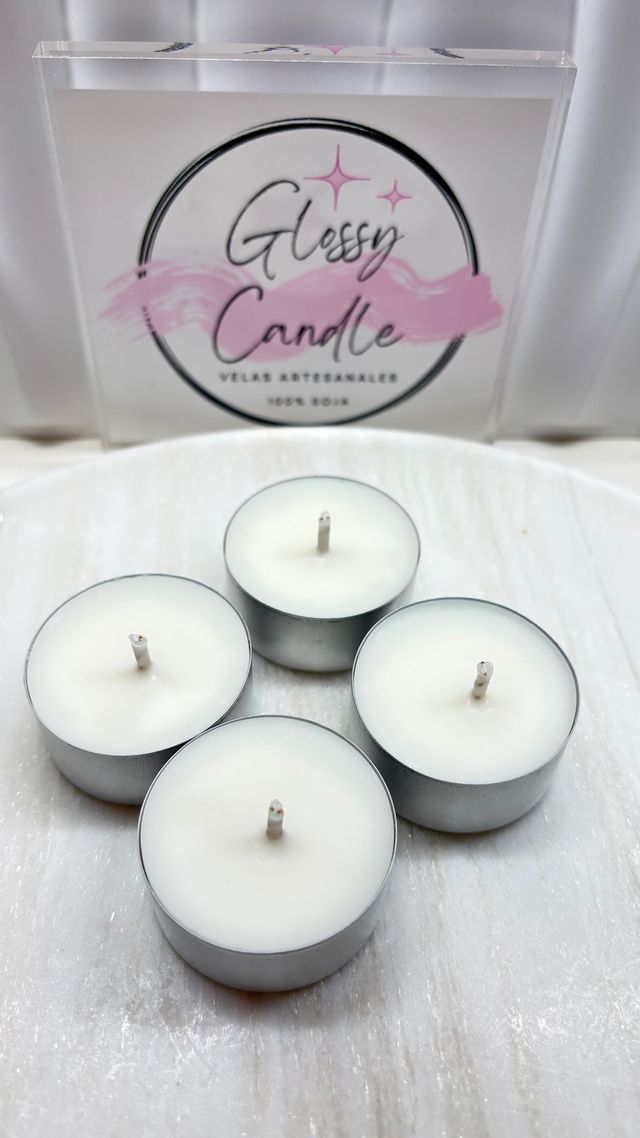 Velas de Té de cera de soja (6 velas)